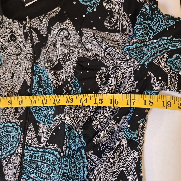 Joseph Ribkoff Zip Blazer - Size 12 - Picture 7 of 7